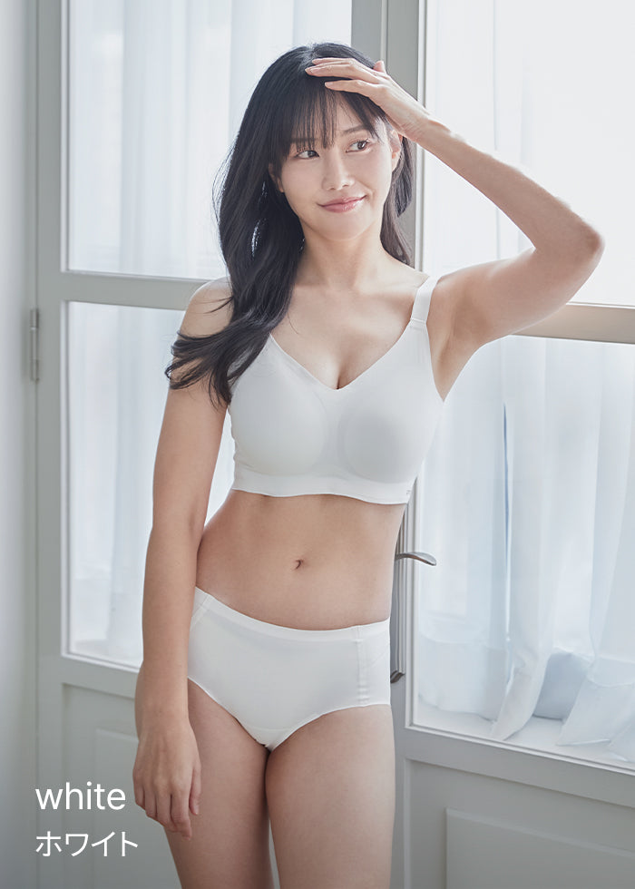 冷感 シームレスブラ グラマーサイズ (ストラップ)